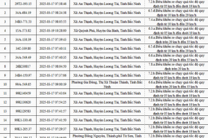 2.774 xe mang biển số sau nhanh chóng nộp phạt nguội theo Nghị định 168